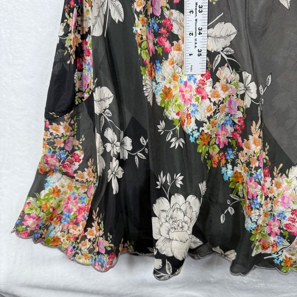 JOHNNY WAS Redland Raluca Maxi Dress Silk Cotton Floral Print XX Large - Picture 3 of 10